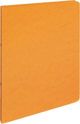 Kartončna mapa A4 oranžna z 2 obročema