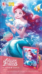 Sestavljanka 100 kosov morska vila s bleščicami