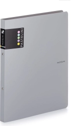 Krožni fascikel A4 PASTELINI sivi