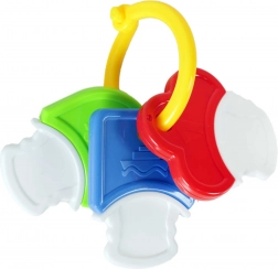 Ropotuljica in grizalo v obliki ključev za dojenčke