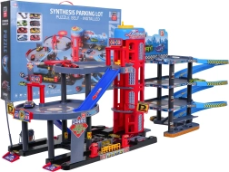 mega parkirna garaža z avtomobilčki