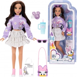 Disney ily 4ever modna punčka, navdihnjena z DAISY DUCK, z dodatki 30 cm