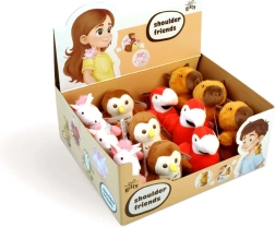 Plišasti prijatelji za na ramo z magnetom – 1 kos