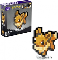 mega pokemon pixel eevee – sestavljanka dekorativne figurice