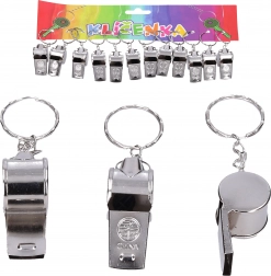 Obesek za ključe s piščalko 4 cm