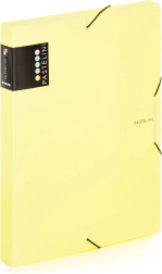 škatla za dokumente A4 Pastelini rumena z elastiko