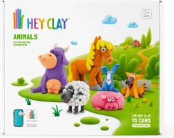 Hey Clay živalice – kreativen penasti plastelin za otroke 3+