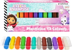 Plastelin 12 barv GABBY'S DOLLHOUSE STARPAK