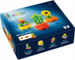 Ustvarjalni modelirni komplet HeyClay zeleni prijatelji z aplikacijo (15 paketkov)