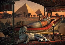 Magnolia sestavljanka Večerja pri piramidah 1000 koščkov