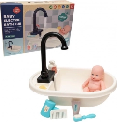 Kopanjska za punčko s funkcionalno prho in dodatki