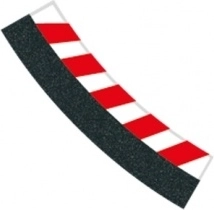 notranja obrobna plošča za ovinek 3/30° za dirkalne steze Carrera Evolution, Digital 132 in Digital 124