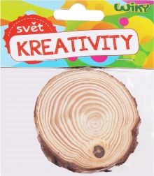 Leseni krog 6–7 × 0,5 cm, komplet 2 kosa