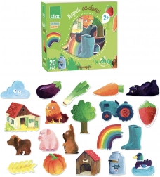 Vilac lesene magnetke Podeželje