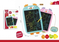 LCD pisalna tablica Sovica roza