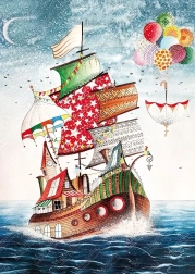 Sestavljanka Svobodno plovilo 1000 kosov MAGNOLIA