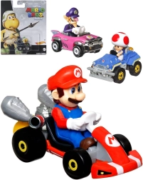 Mattel Hot Wheels Mario Kart kovinski avto s figurico – 1 kos