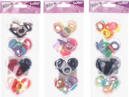 Set za lase – 48 elastik