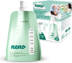 Neno vrečke za materino mleko s pokrovčki in adapterjem, 150 ml, 20 kosov