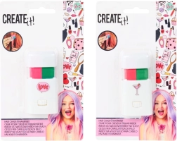 Krede za lase Snails flamingo – zelena in rožnata, 2 kos