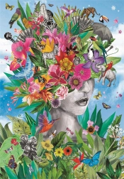 Sestavljanka 500 koščkov – Glava v džungli CLEMENTONI