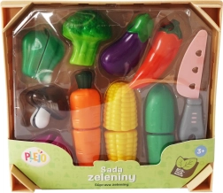 PLEJO komplet zelenjave za rezanje v zabojčku