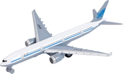 potniško letalo kovinsko/plastično 19 cm z vzvratnim pogonom