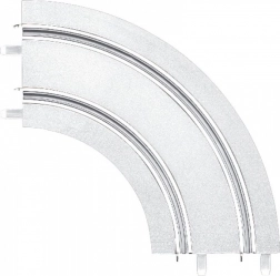 ovinek 1/90° sneg/led za avtomobilske steze Carrera GO!!!, GO!!! Plus in Digital 143 (2 kosa)