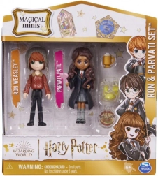 Harry Potter Magical Minis dvojni paket figur Ron in Parvati z dodatki