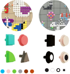 Masterkidz geometrijski elementi za STEM tablo – 256 kosov