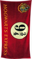 Brisača Harry Potter, peron 9 in 3/4, 75 × 150 cm