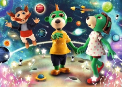 Bleščeče sestavljanke Treflíci: Med zvezdami