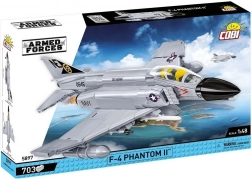 Gradbeni komplet F-4 Phantom II s 703 kosi v merilu 1:48