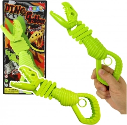 Grizeča dinozavrska kost – zelen prijemalnik