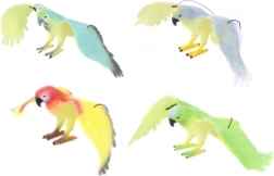 Gumijasti papagaj 33 cm za obešanje