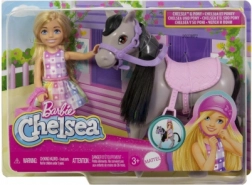 Barbie Chelsea na poniju – jahalni igralni set s čelado