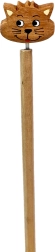 Lesena svinčnik s glavo mačke