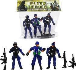 Akcijske figurice vojakov – set 3 kos, serija 4