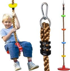 Kruzzel children's swing with climbing rope 2-in-1 up to 100 kg