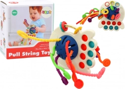 Barvita senzorična igrača hobotnica – grizalo za otroke