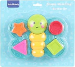 Vstavljanka metulj – plastična igrača za otroke 18m+