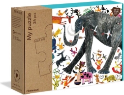 Sestavljanka 24 kosov Živali