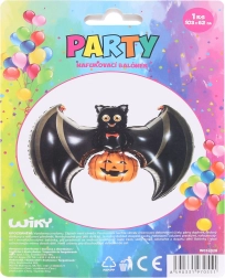 Inflatable Balloon Bat and Pumpkin