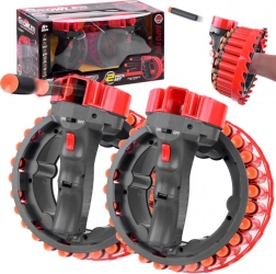 Električni penasti blasterji GROWLER – komplet 2 kosa z akumulatorji in puščicami s priseski