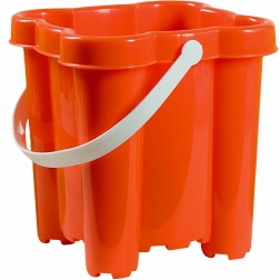 Androni vedro grad s 4 stolpi, višina 20 cm – Rdeča