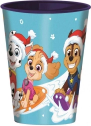 Plastični lonček Tačke na patrulji božični 260 ml