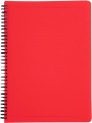 Vezani blok A4 Classic rdeč