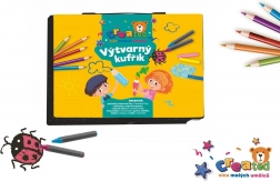 Kreativni set za slikanje v plastičnem kovčku