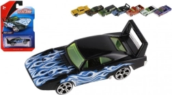 Kovinski in plastični mini avtomobilček 8 cm z vztrajnikom – mešanica barv