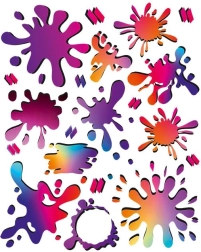 Barvni našivni liki Naplamki – set za oblačila